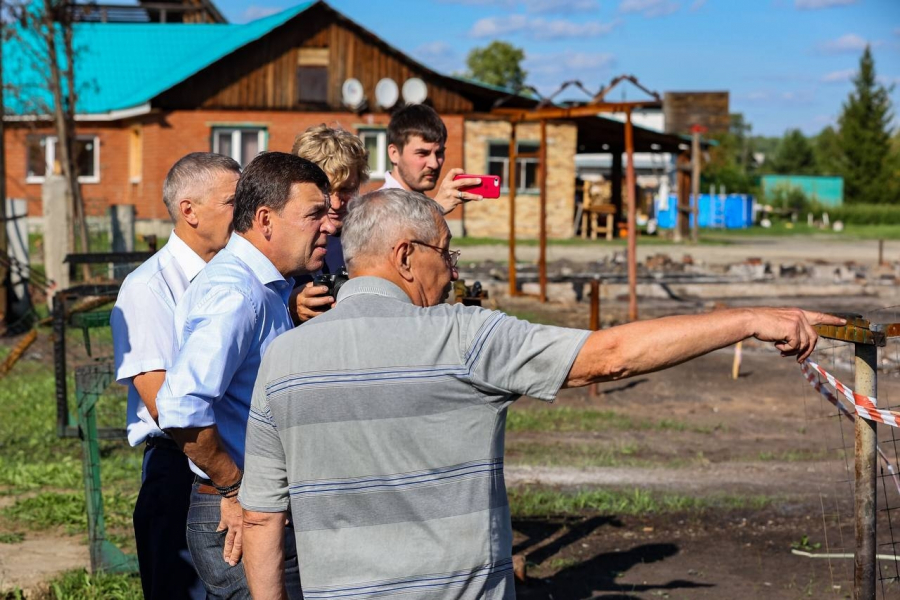 Губернатор проверил, как выполняются его поручения по восстановлению Шайдурихи