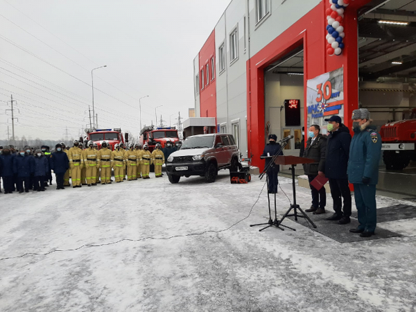 28 декабря стартовала работа пожарного депо