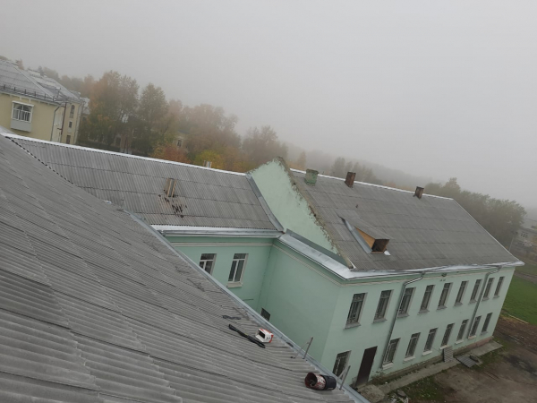 Крышу обновили капитально